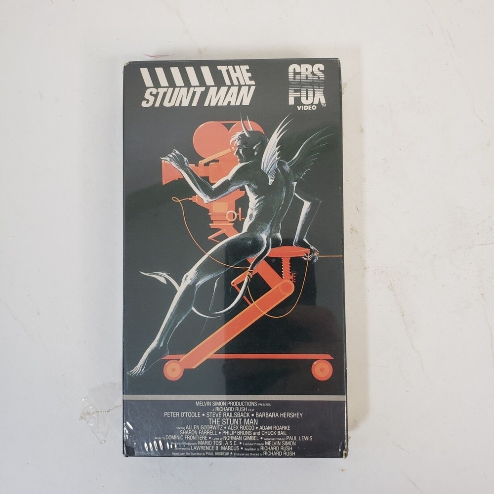 The Stunt Man New Sealed VHS Peter O'Toole Steven Railsback 1979